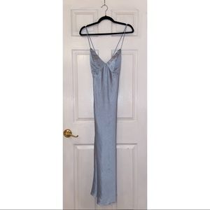 Dissh beautiful silk light blue midi dress
